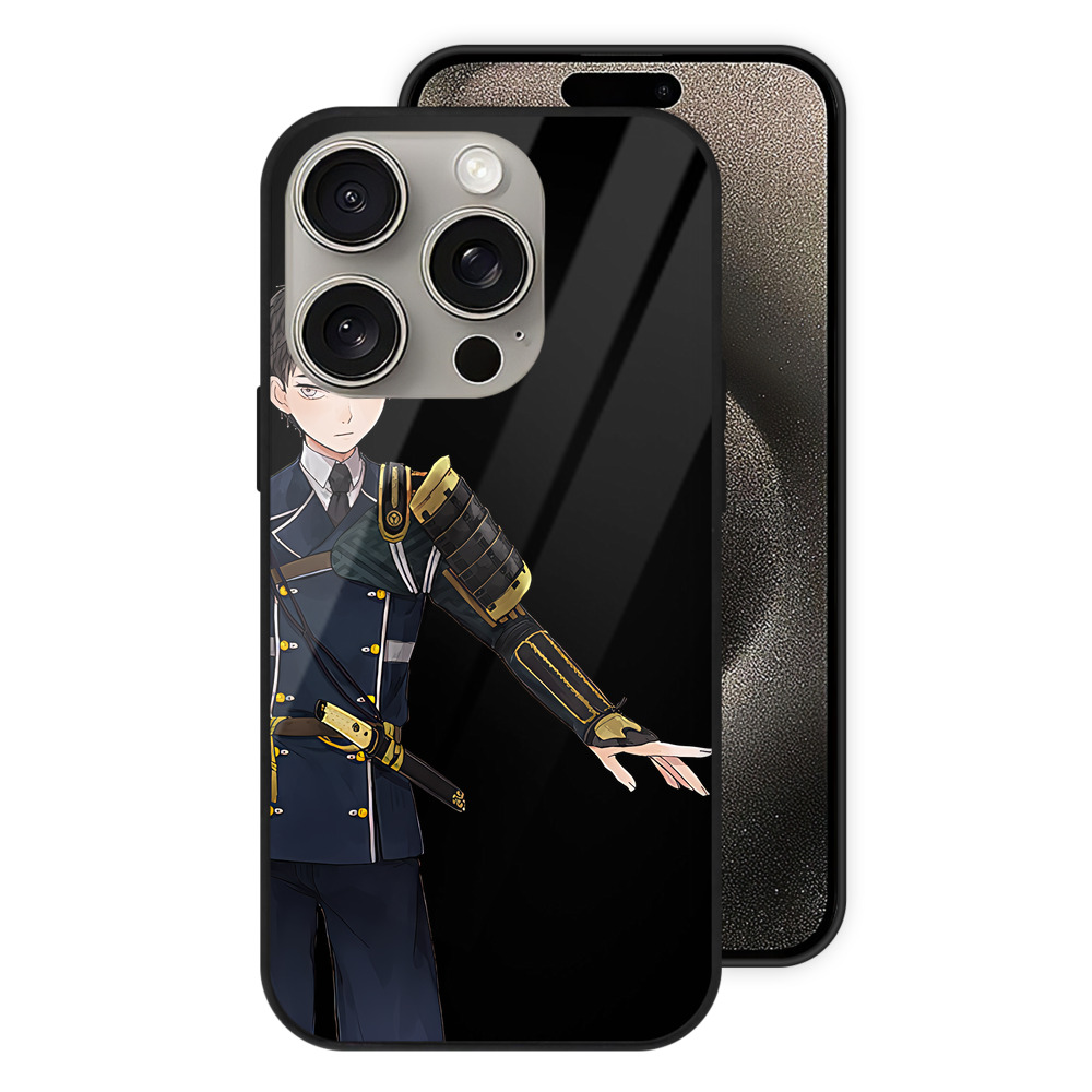 （画像用） 刀剣乱舞 Touken Ranbu 【iPhone15Pro対応】スマホケース 耐衝撃＆黄変防止 背面ガラス