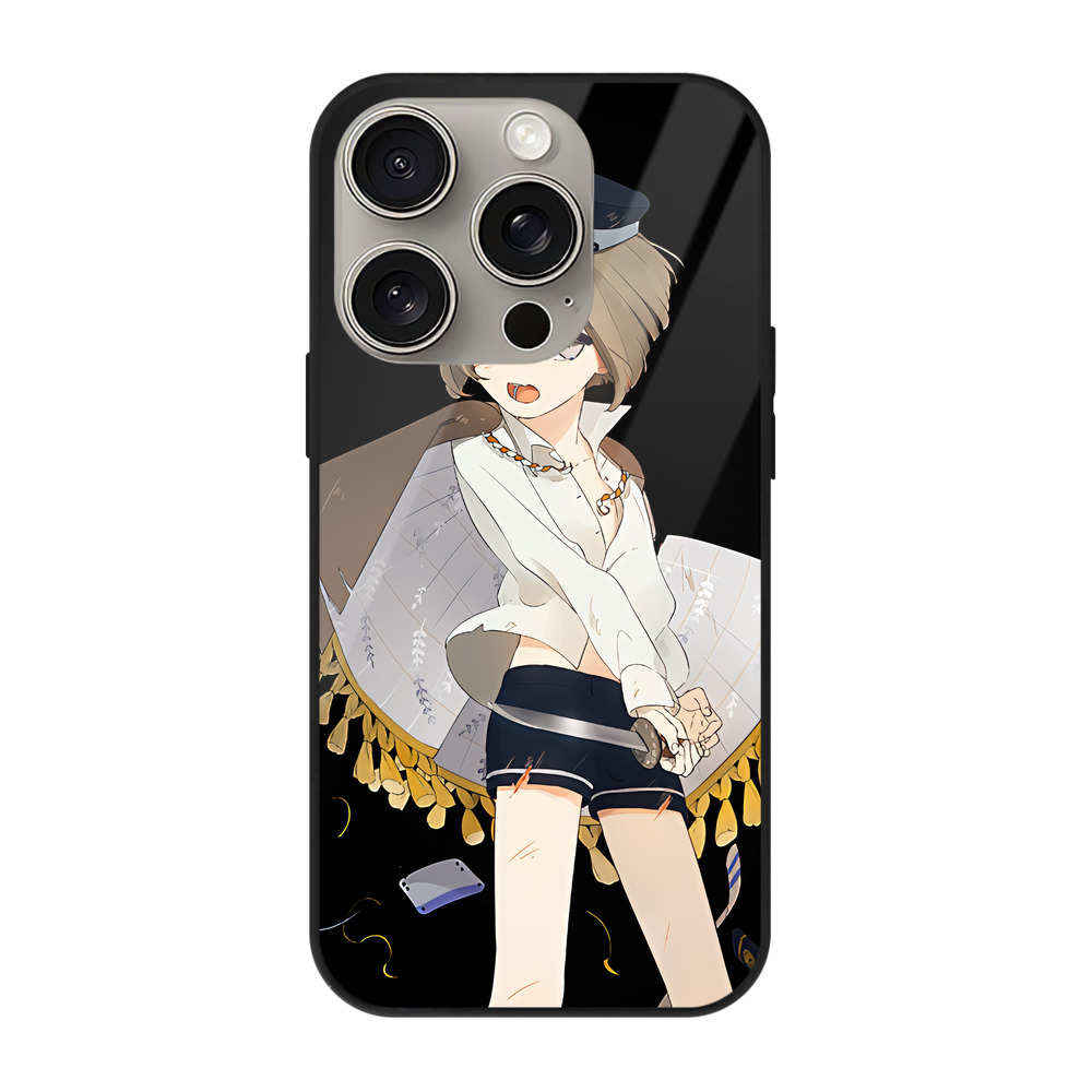 （画像用） 刀剣乱舞 Touken Ranbu 【iPhone15Pro対応】スマホケース 耐衝撃＆黄変防止 背面ガラス