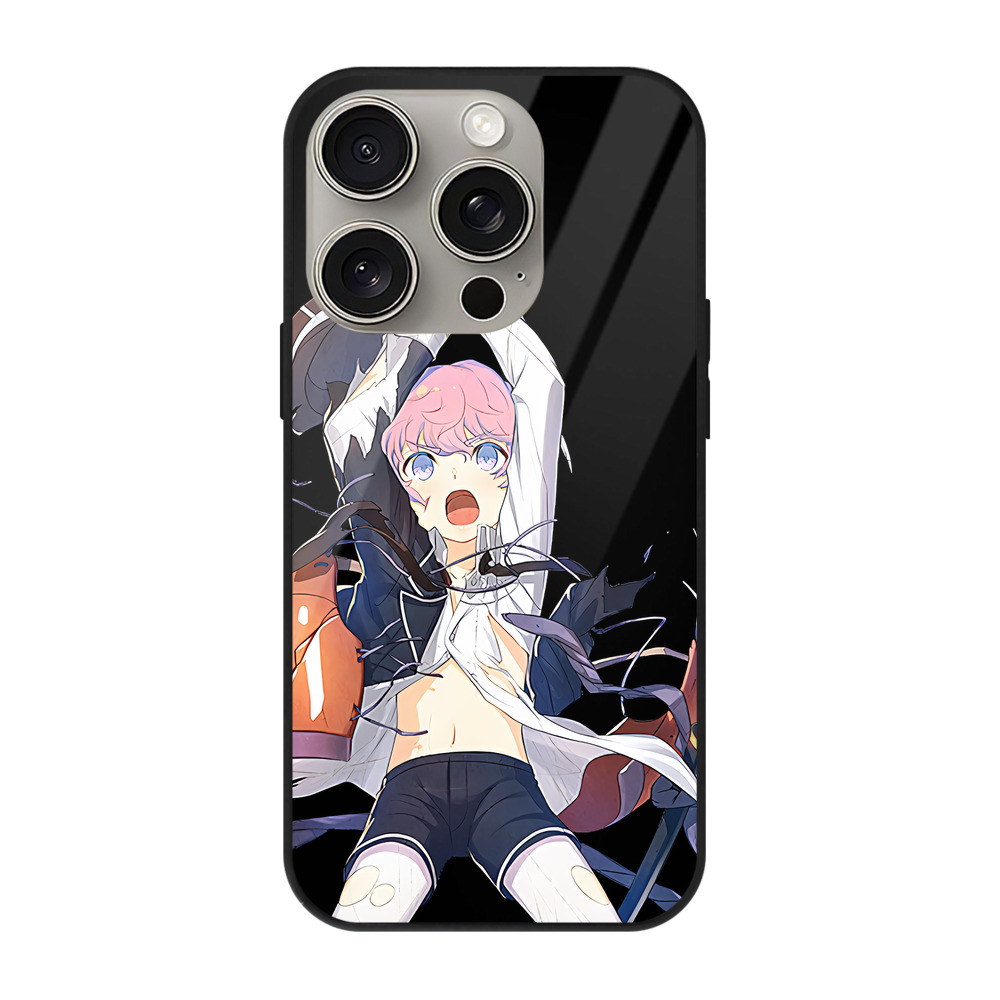 （画像用） 刀剣乱舞 Touken Ranbu 【iPhone15Pro対応】スマホケース 耐衝撃＆黄変防止 背面ガラス