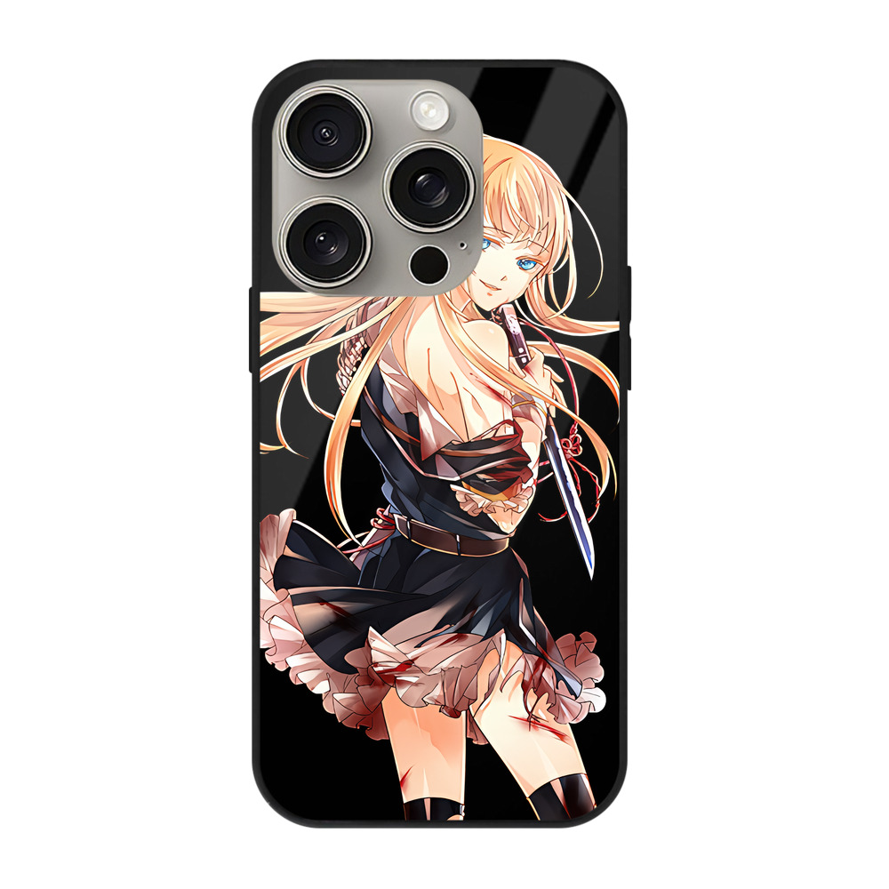 （画像用） 刀剣乱舞 Touken Ranbu 【iPhone15Pro対応】スマホケース 耐衝撃＆黄変防止 背面ガラス