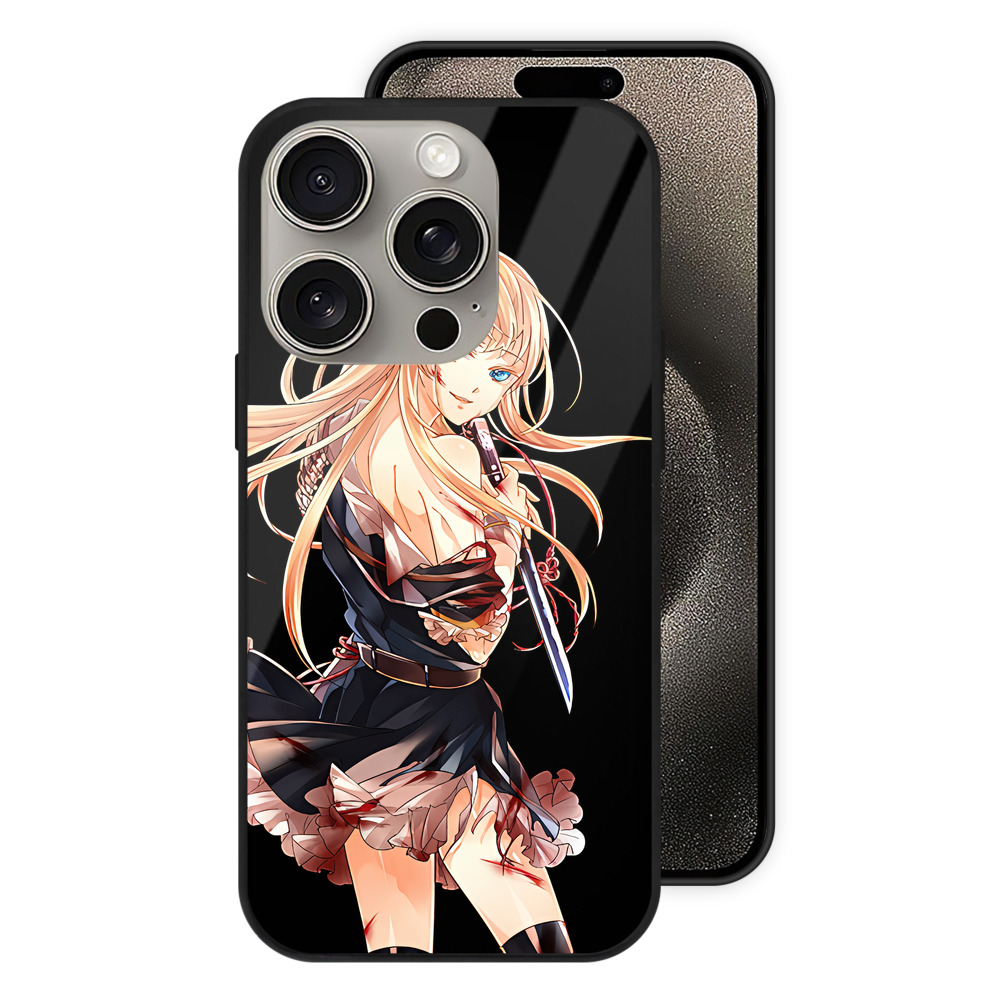 （画像用） 刀剣乱舞 Touken Ranbu 【iPhone15Pro対応】スマホケース 耐衝撃＆黄変防止 背面ガラス