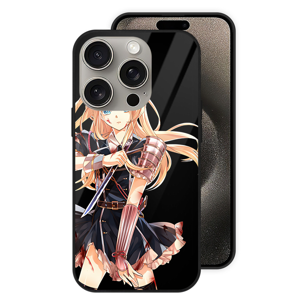 （画像用） 刀剣乱舞 Touken Ranbu 【iPhone15Pro対応】スマホケース 耐衝撃＆黄変防止 背面ガラス