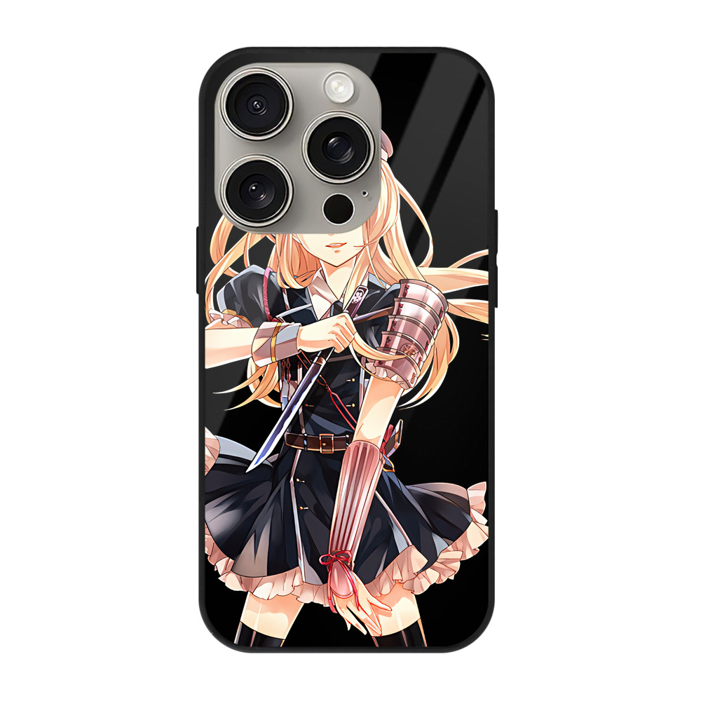 （画像用） 刀剣乱舞 Touken Ranbu 【iPhone15Pro対応】スマホケース 耐衝撃＆黄変防止 背面ガラス