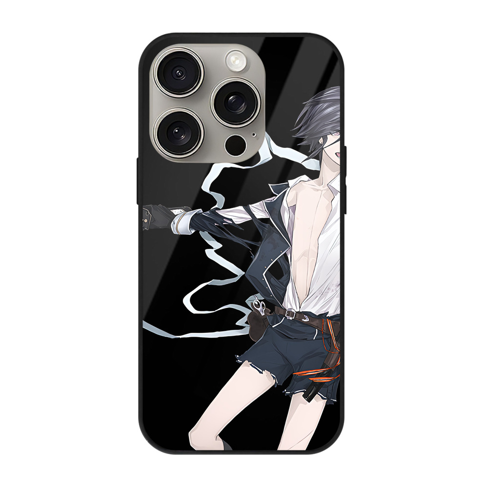 （画像用） 刀剣乱舞 Touken Ranbu 【iPhone15Pro対応】スマホケース 耐衝撃＆黄変防止 背面ガラス