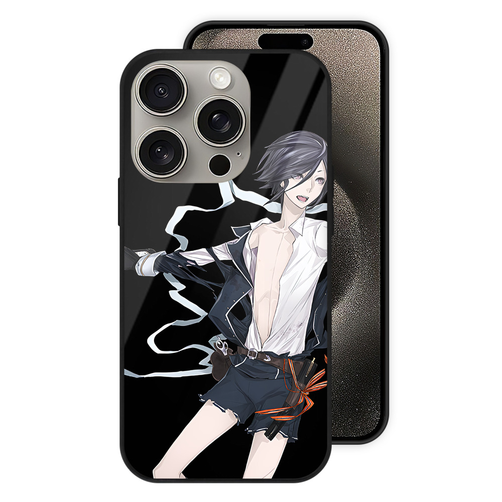 （画像用） 刀剣乱舞 Touken Ranbu 【iPhone15Pro対応】スマホケース 耐衝撃＆黄変防止 背面ガラス