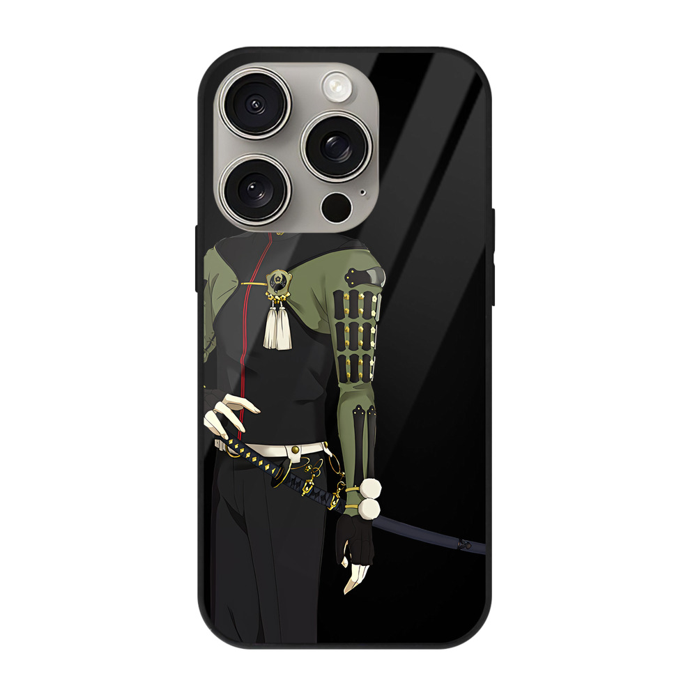 （画像用） 刀剣乱舞 Touken Ranbu 【iPhone15Pro対応】スマホケース 耐衝撃＆黄変防止 背面ガラス