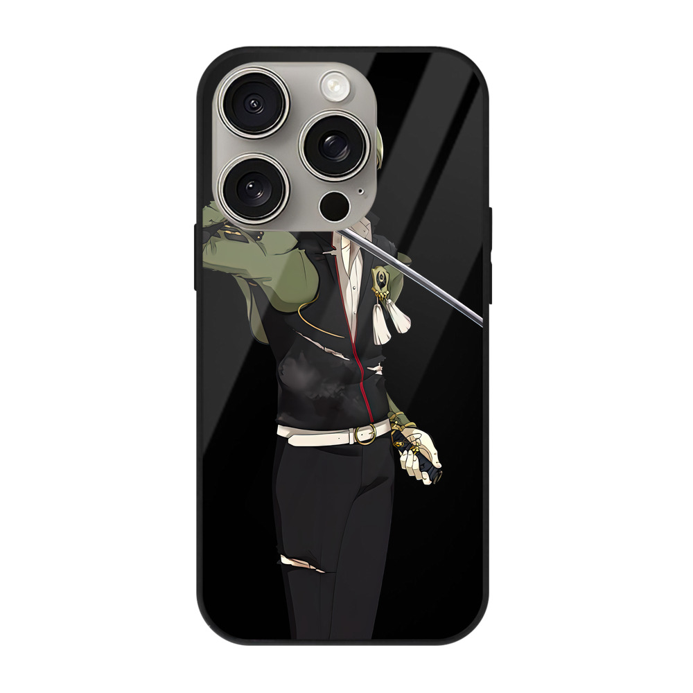 （画像用） 刀剣乱舞 Touken Ranbu 【iPhone15Pro対応】スマホケース 耐衝撃＆黄変防止 背面ガラス