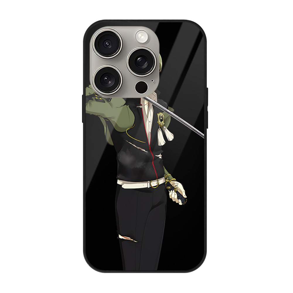 （画像用） 刀剣乱舞 Touken Ranbu 【iPhone15Pro対応】スマホケース 耐衝撃＆黄変防止 背面ガラス