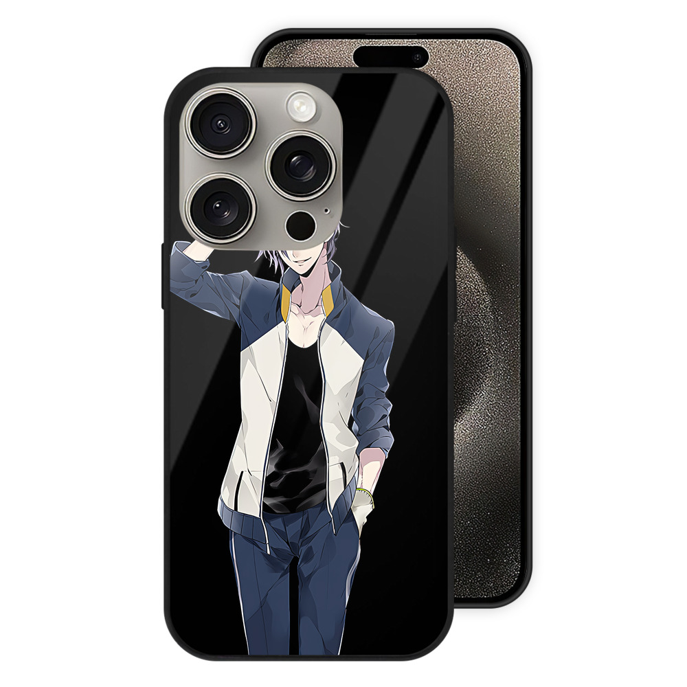 （画像用） 刀剣乱舞 Touken Ranbu 【iPhone15Pro対応】スマホケース 耐衝撃＆黄変防止 背面ガラス