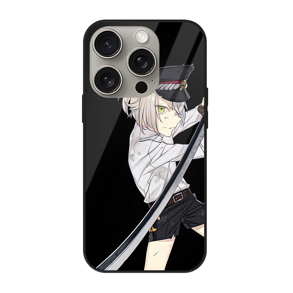 （画像用） 刀剣乱舞 Touken Ranbu 【iPhone15Pro対応】スマホケース 耐衝撃＆黄変防止 背面ガラス