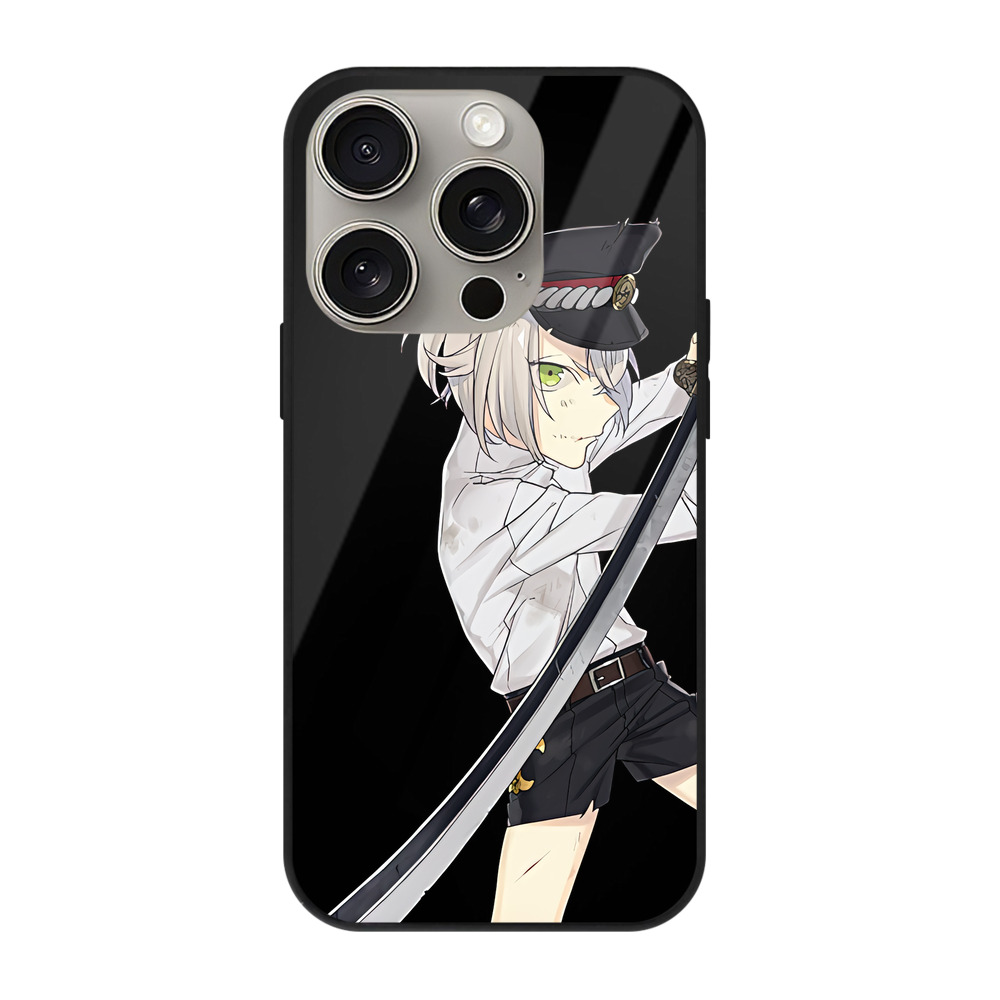 （画像用） 刀剣乱舞 Touken Ranbu 【iPhone15Pro対応】スマホケース 耐衝撃＆黄変防止 背面ガラス