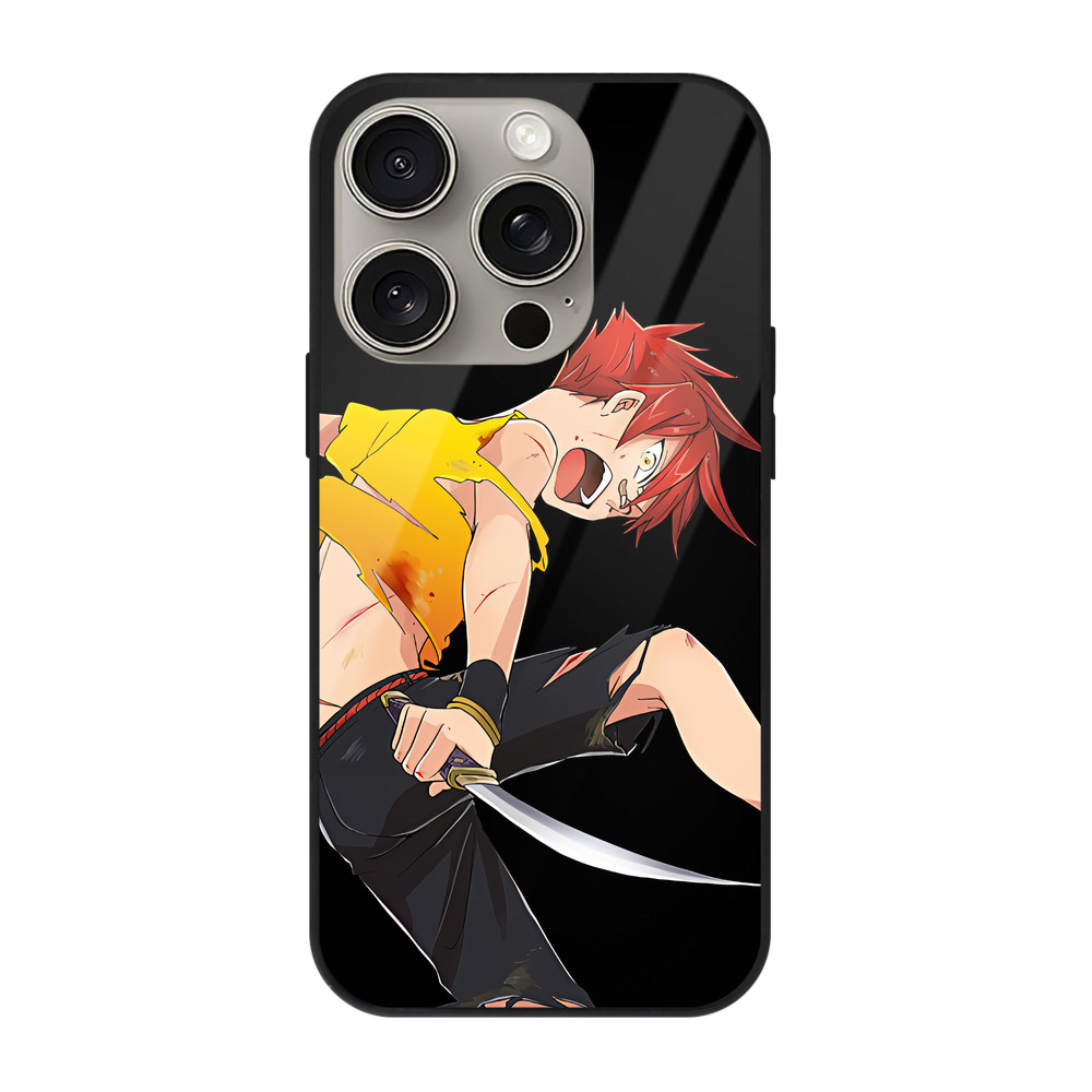 （画像用） 刀剣乱舞 Touken Ranbu 【iPhone15Pro対応】スマホケース 耐衝撃＆黄変防止 背面ガラス