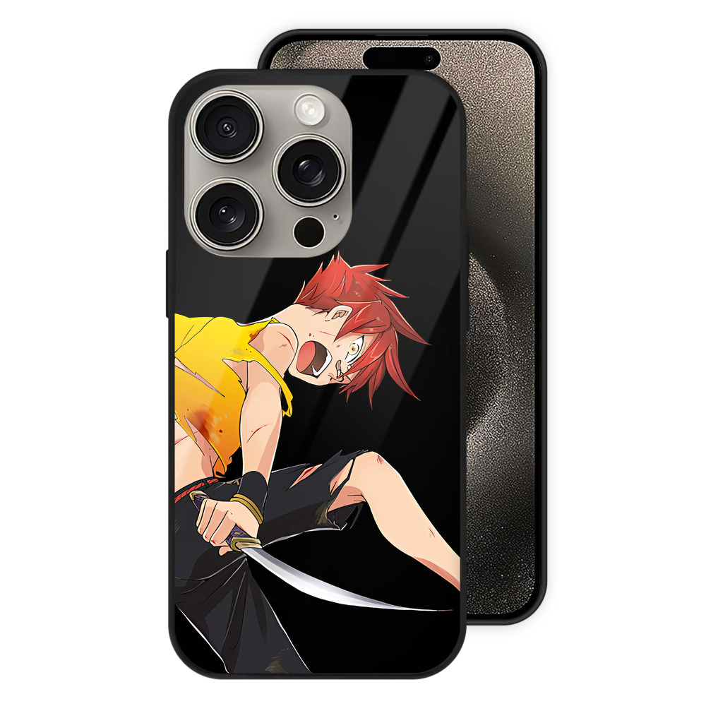 （画像用） 刀剣乱舞 Touken Ranbu 【iPhone15Pro対応】スマホケース 耐衝撃＆黄変防止 背面ガラス