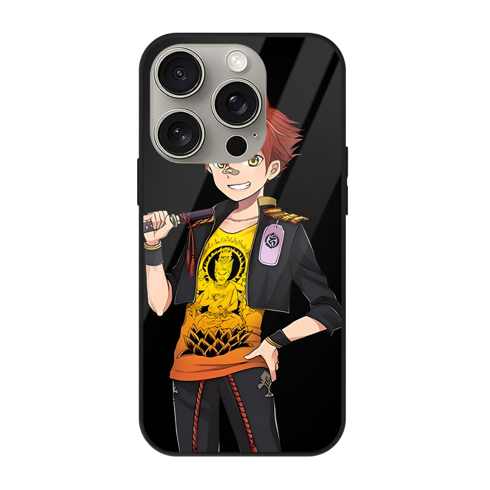 （画像用） 刀剣乱舞 Touken Ranbu 【iPhone15Pro対応】スマホケース 耐衝撃＆黄変防止 背面ガラス