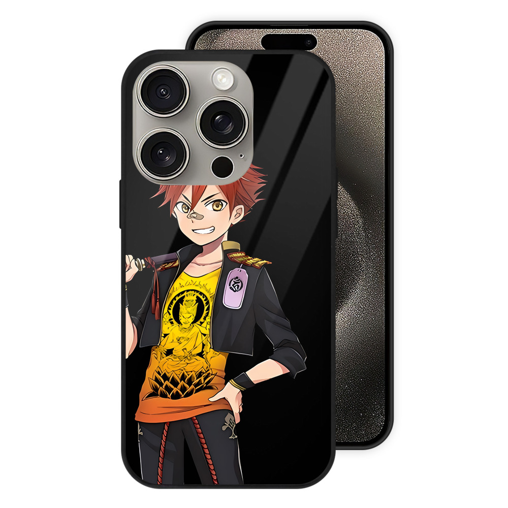 （画像用） 刀剣乱舞 Touken Ranbu 【iPhone15Pro対応】スマホケース 耐衝撃＆黄変防止 背面ガラス