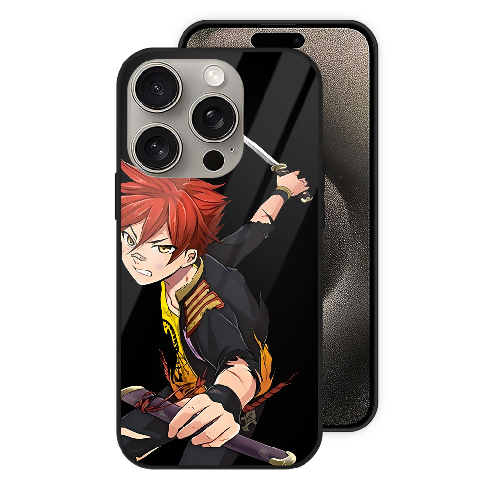 （画像用） 刀剣乱舞 Touken Ranbu 【iPhone15Pro対応】スマホケース 耐衝撃＆黄変防止 背面ガラス