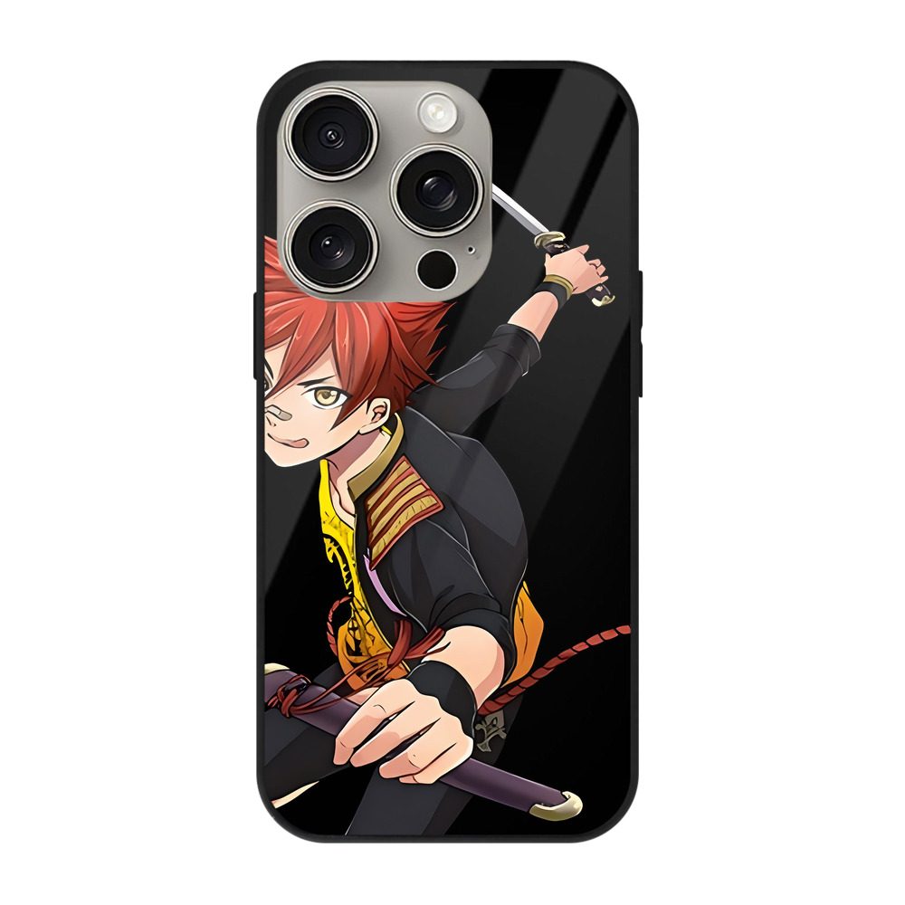 （画像用） 刀剣乱舞 Touken Ranbu 【iPhone15Pro対応】スマホケース 耐衝撃＆黄変防止 背面ガラス