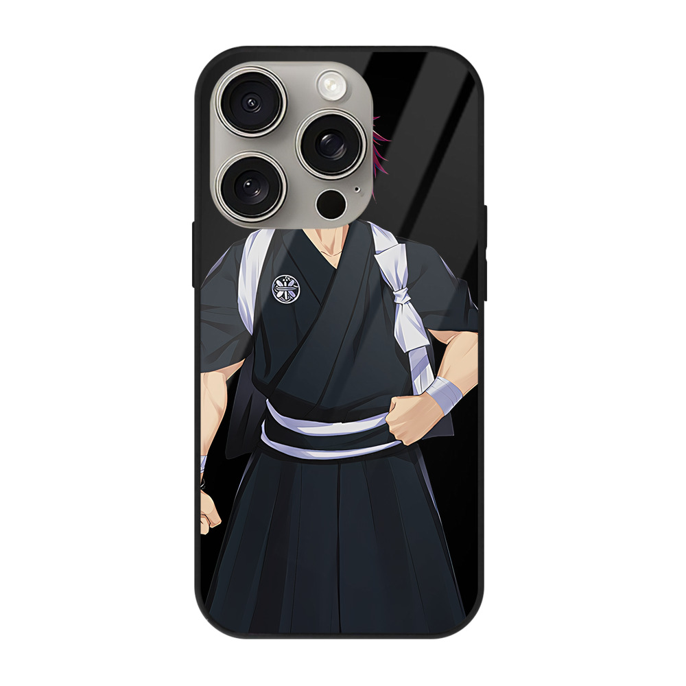 （画像用） 刀剣乱舞 Touken Ranbu 【iPhone15Pro対応】スマホケース 耐衝撃＆黄変防止 背面ガラス