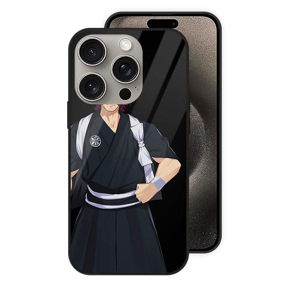 （画像用） 刀剣乱舞 Touken Ranbu 【iPhone15Pro対応】スマホケース 耐衝撃＆黄変防止 背面ガラス