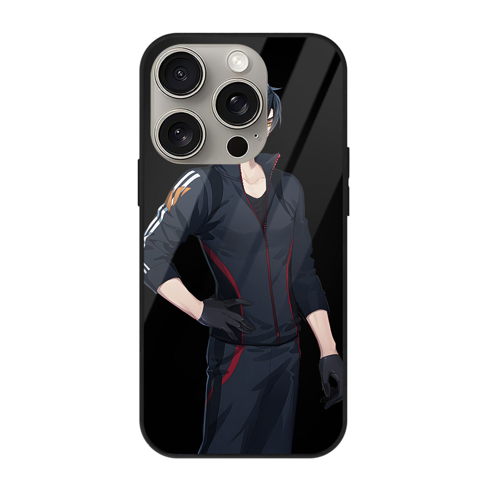 （画像用） 刀剣乱舞 Touken Ranbu 【iPhone15Pro対応】スマホケース 耐衝撃＆黄変防止 背面ガラス