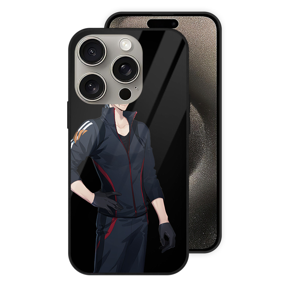 （画像用） 刀剣乱舞 Touken Ranbu 【iPhone15Pro対応】スマホケース 耐衝撃＆黄変防止 背面ガラス