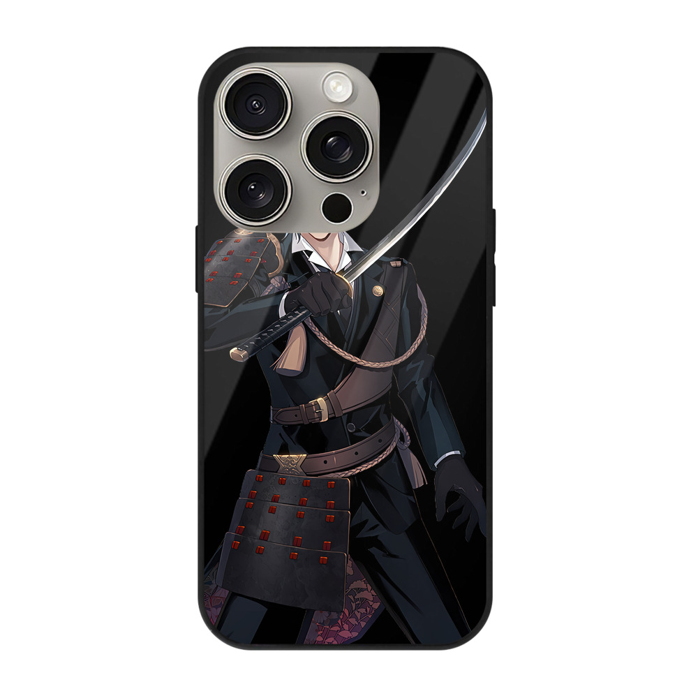 （画像用） 刀剣乱舞 Touken Ranbu 【iPhone15Pro対応】スマホケース 耐衝撃＆黄変防止 背面ガラス