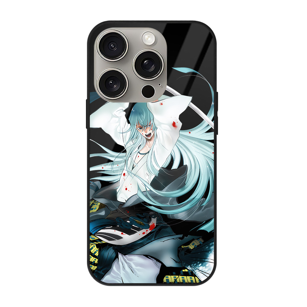 （画像用） 刀剣乱舞 Touken Ranbu 【iPhone15Pro対応】スマホケース 耐衝撃＆黄変防止 背面ガラス