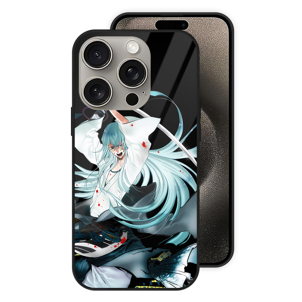 （画像用） 刀剣乱舞 Touken Ranbu 【iPhone15Pro対応】スマホケース 耐衝撃＆黄変防止 背面ガラス
