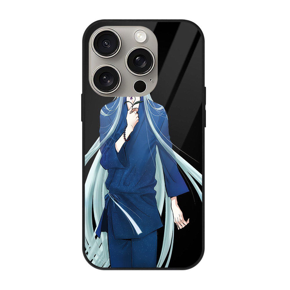 （画像用） 刀剣乱舞 Touken Ranbu 【iPhone15Pro対応】スマホケース 耐衝撃＆黄変防止 背面ガラス