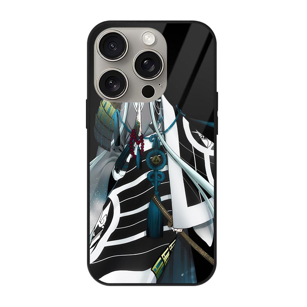 （画像用） 刀剣乱舞 Touken Ranbu 【iPhone15Pro対応】スマホケース 耐衝撃＆黄変防止 背面ガラス