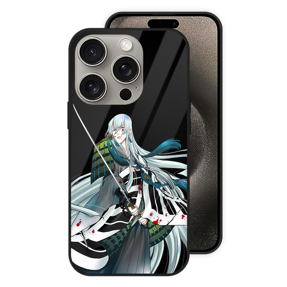（画像用） 刀剣乱舞 Touken Ranbu 【iPhone15Pro対応】スマホケース 耐衝撃＆黄変防止 背面ガラス