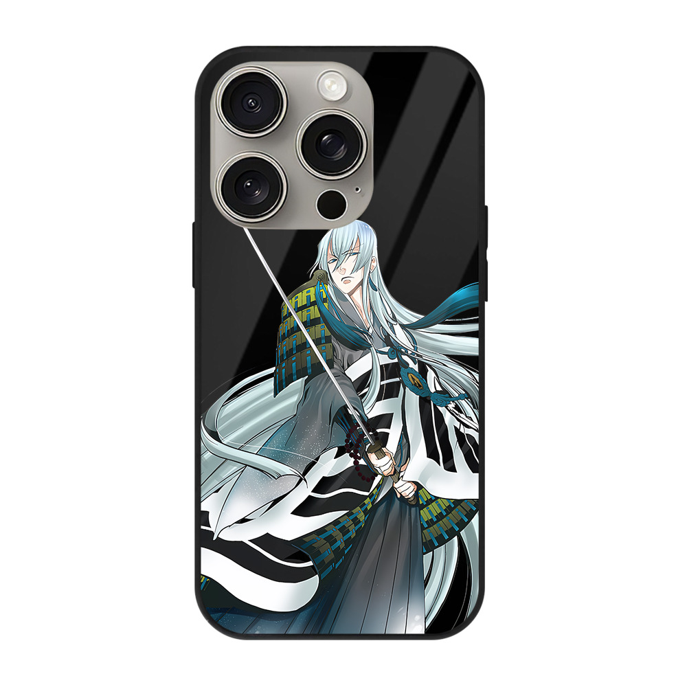 （画像用） 刀剣乱舞 Touken Ranbu 【iPhone15Pro対応】スマホケース 耐衝撃＆黄変防止 背面ガラス