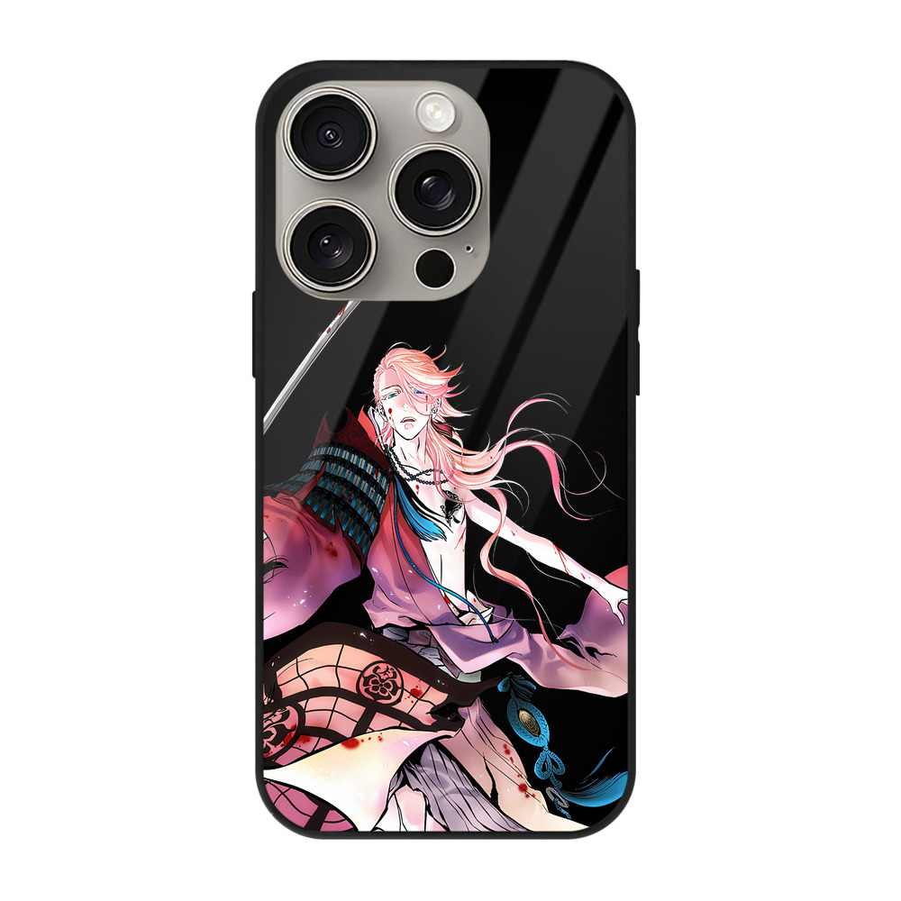 （画像用） 刀剣乱舞 Touken Ranbu 【iPhone15Pro対応】スマホケース 耐衝撃＆黄変防止 背面ガラス