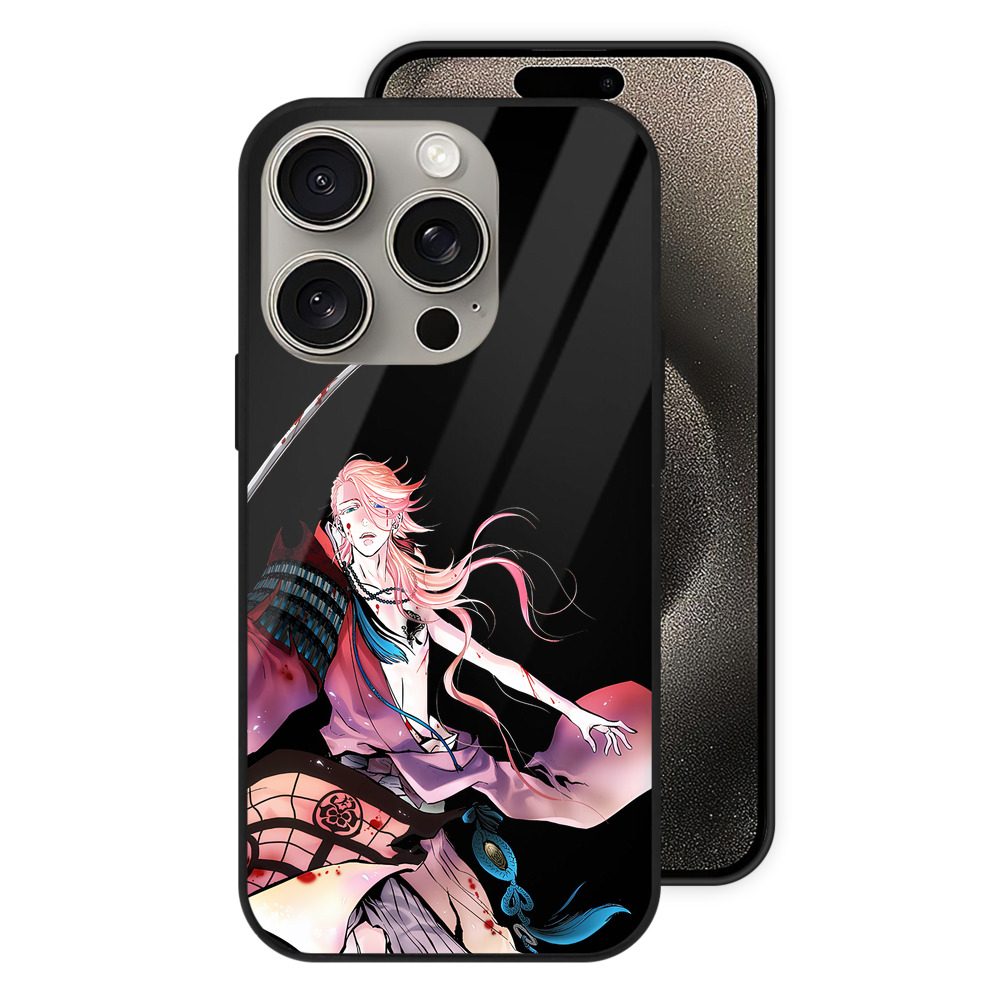 （画像用） 刀剣乱舞 Touken Ranbu 【iPhone15Pro対応】スマホケース 耐衝撃＆黄変防止 背面ガラス