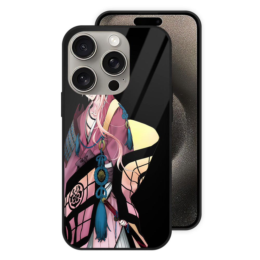 （画像用） 刀剣乱舞 Touken Ranbu 【iPhone15Pro対応】スマホケース 耐衝撃＆黄変防止 背面ガラス
