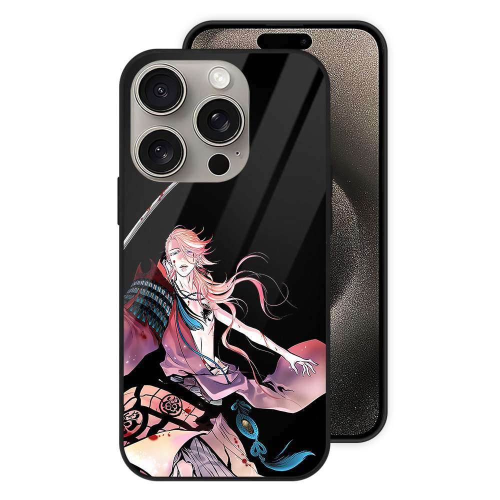 （画像用） 刀剣乱舞 Touken Ranbu 【iPhone15Pro対応】スマホケース 耐衝撃＆黄変防止 背面ガラス