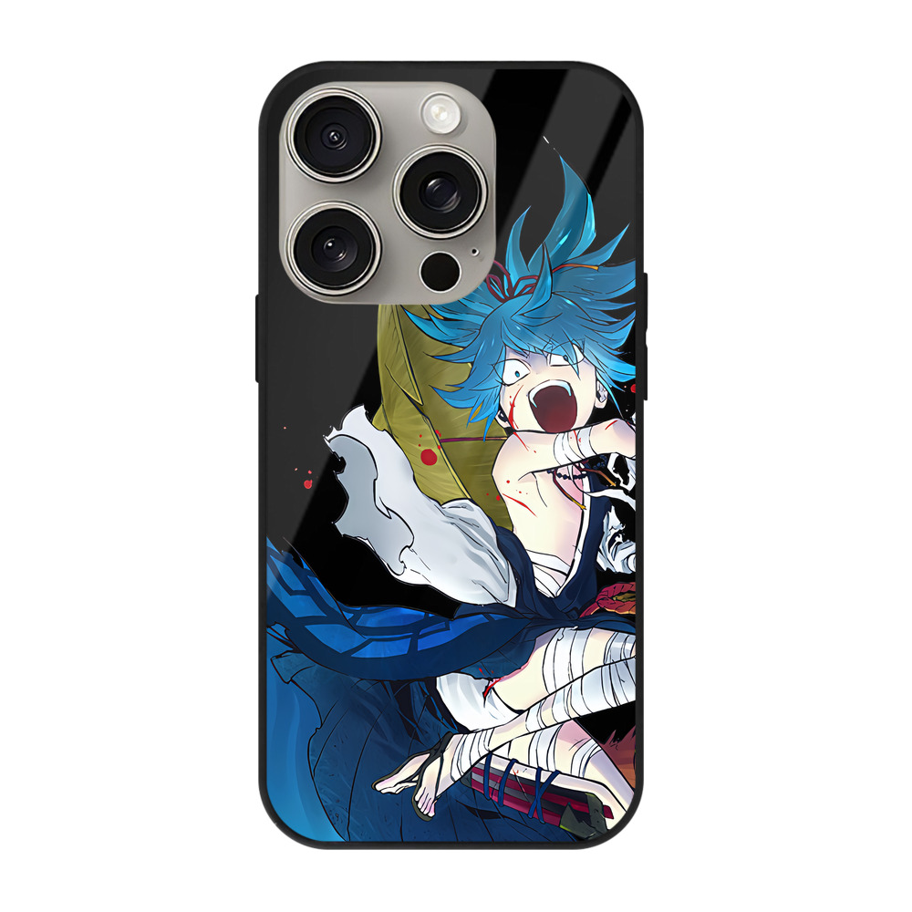（画像用） 刀剣乱舞 Touken Ranbu 【iPhone15Pro対応】スマホケース 耐衝撃＆黄変防止 背面ガラス