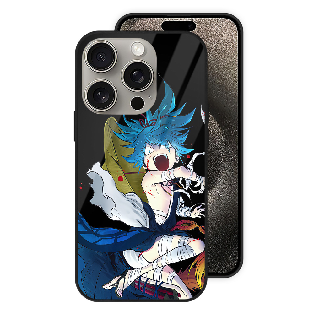 （画像用） 刀剣乱舞 Touken Ranbu 【iPhone15Pro対応】スマホケース 耐衝撃＆黄変防止 背面ガラス
