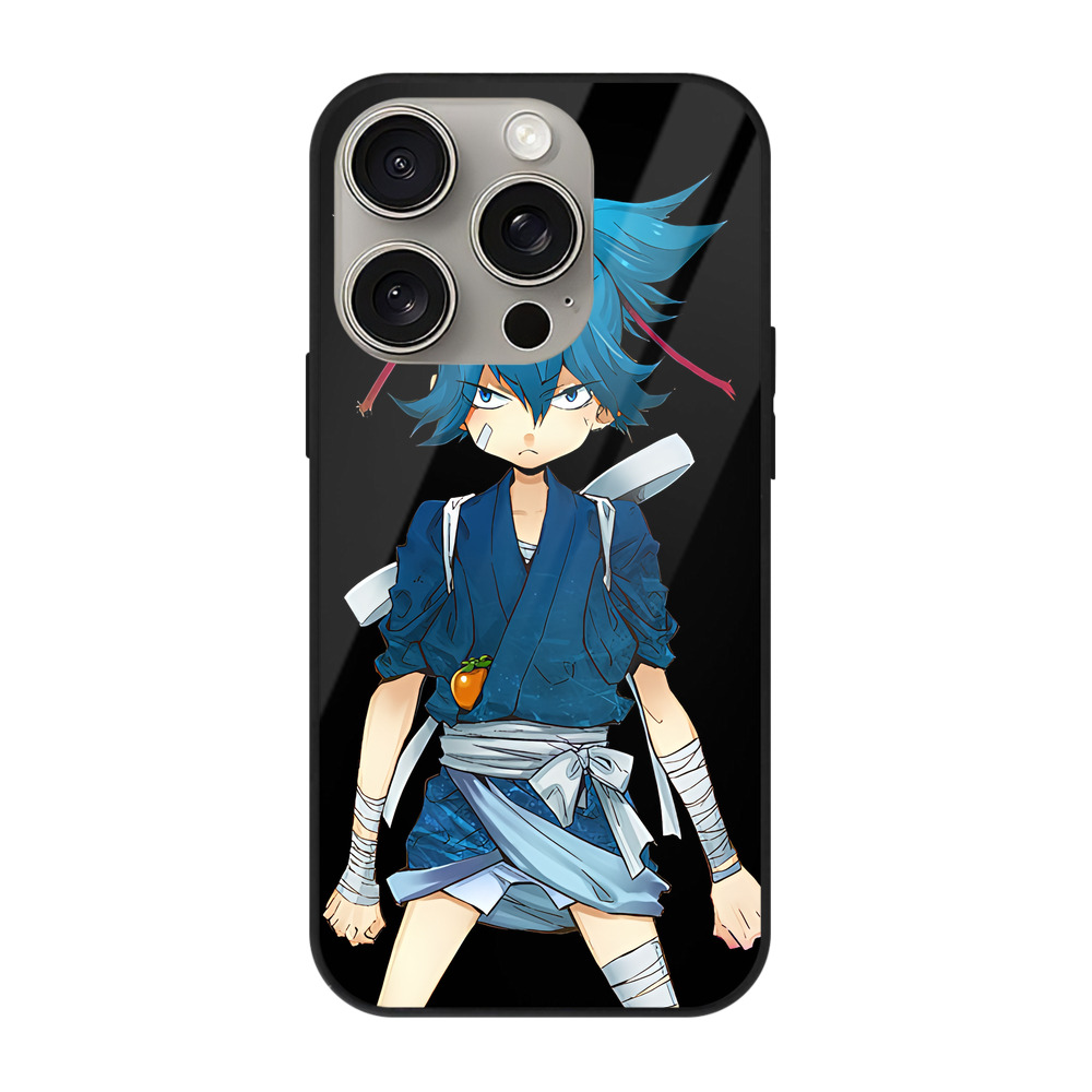 （画像用） 刀剣乱舞 Touken Ranbu 【iPhone15Pro対応】スマホケース 耐衝撃＆黄変防止 背面ガラス