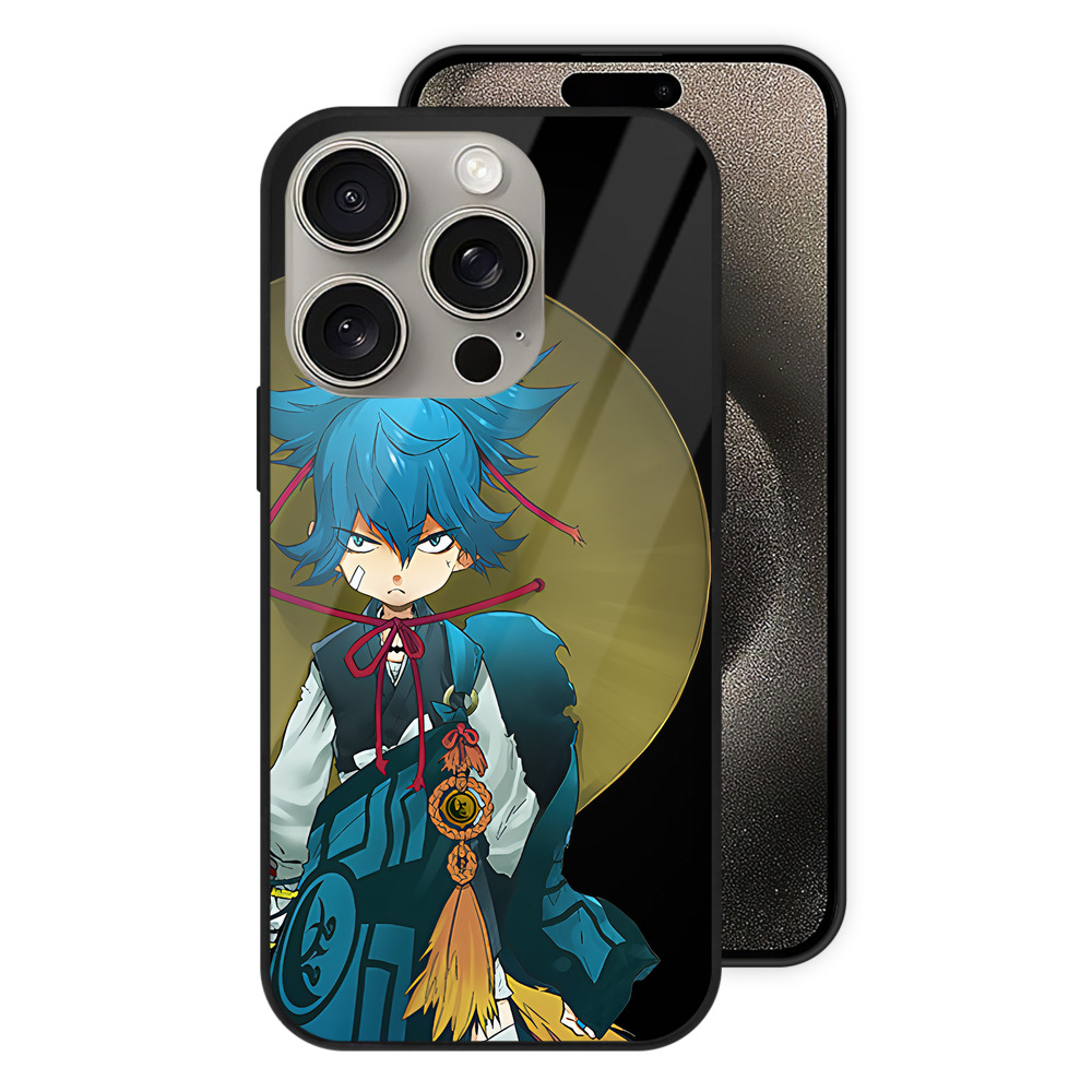（画像用） 刀剣乱舞 Touken Ranbu 【iPhone15Pro対応】スマホケース 耐衝撃＆黄変防止 背面ガラス