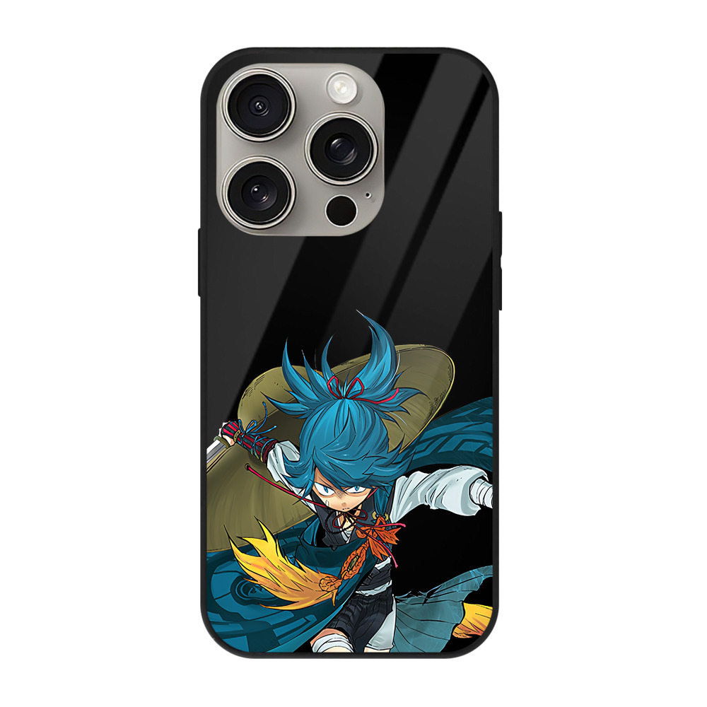 （画像用） 刀剣乱舞 Touken Ranbu 【iPhone15Pro対応】スマホケース 耐衝撃＆黄変防止 背面ガラス
