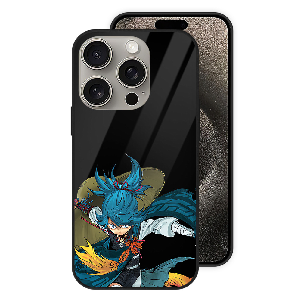 （画像用） 刀剣乱舞 Touken Ranbu 【iPhone15Pro対応】スマホケース 耐衝撃＆黄変防止 背面ガラス