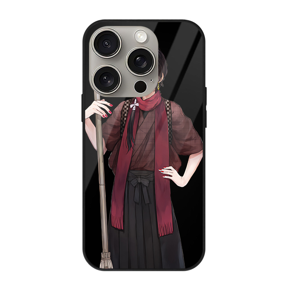 （画像用） 刀剣乱舞 Touken Ranbu 【iPhone15Pro対応】スマホケース 耐衝撃＆黄変防止 背面ガラス