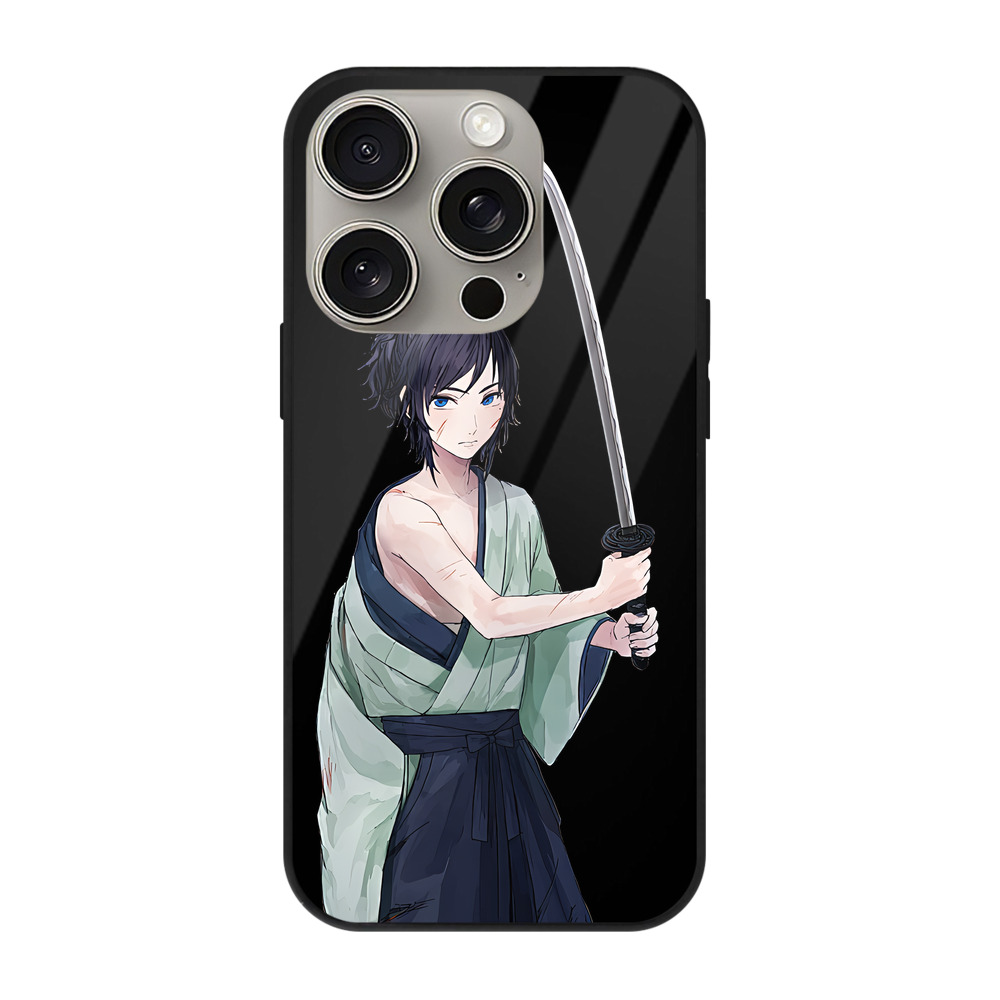 （画像用） 刀剣乱舞 Touken Ranbu 【iPhone15Pro対応】スマホケース 耐衝撃＆黄変防止 背面ガラス