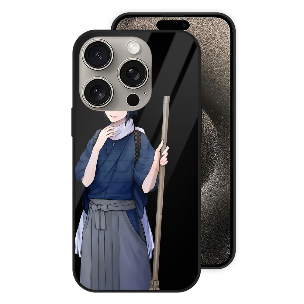 （画像用） 刀剣乱舞 Touken Ranbu 【iPhone15Pro対応】スマホケース 耐衝撃＆黄変防止 背面ガラス