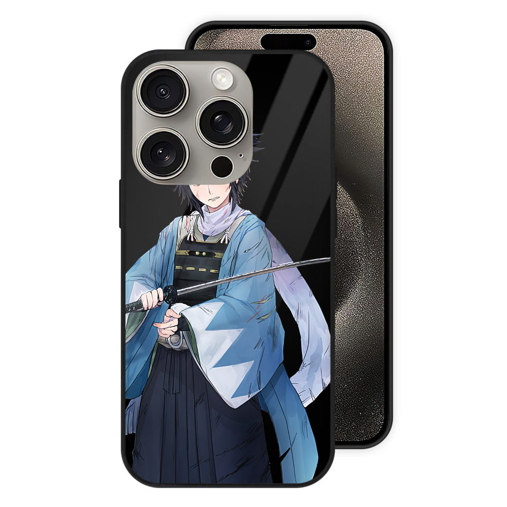 （画像用） 刀剣乱舞 Touken Ranbu 【iPhone15Pro対応】スマホケース 耐衝撃＆黄変防止 背面ガラス