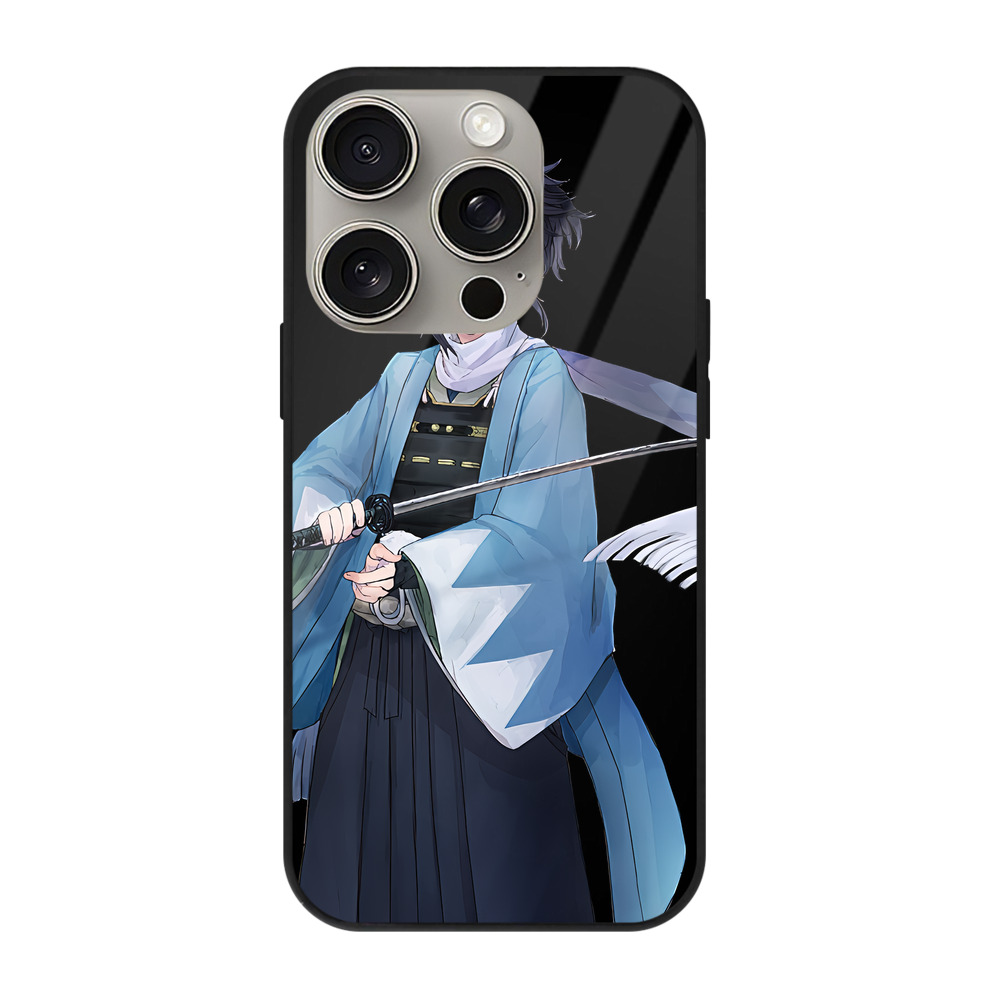 （画像用） 刀剣乱舞 Touken Ranbu 【iPhone15Pro対応】スマホケース 耐衝撃＆黄変防止 背面ガラス