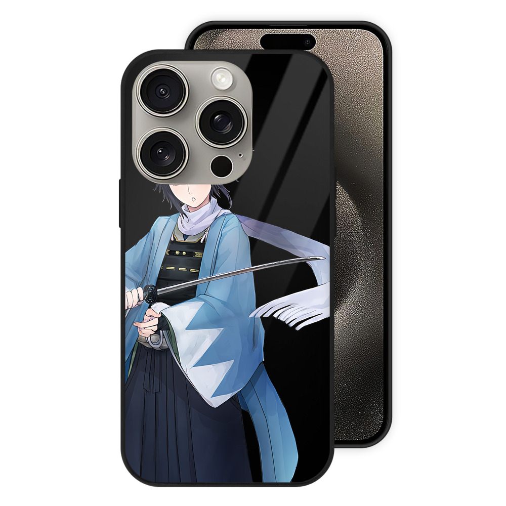 （画像用） 刀剣乱舞 Touken Ranbu 【iPhone15Pro対応】スマホケース 耐衝撃＆黄変防止 背面ガラス