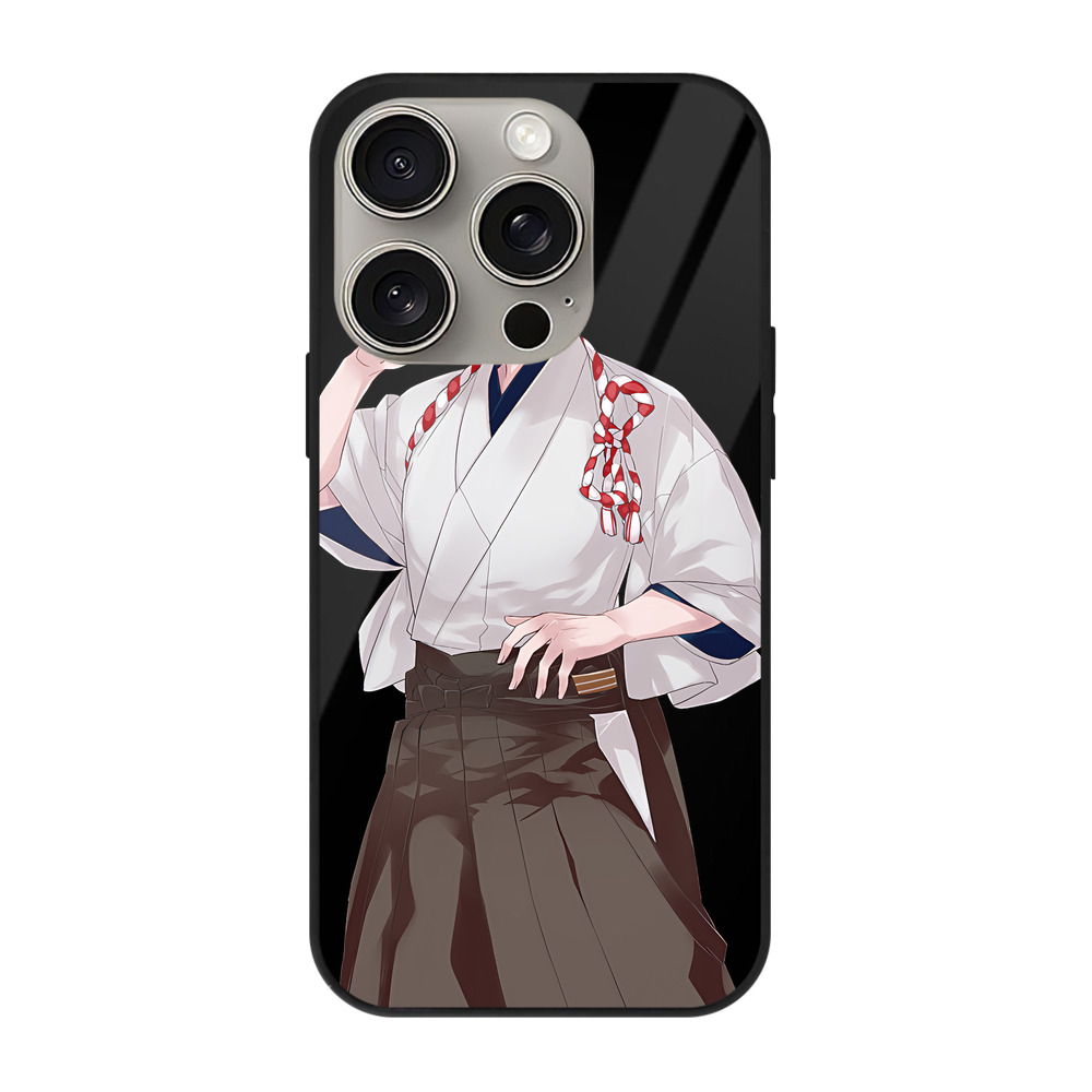 （画像用） 刀剣乱舞 Touken Ranbu 【iPhone15Pro対応】スマホケース 耐衝撃＆黄変防止 背面ガラス