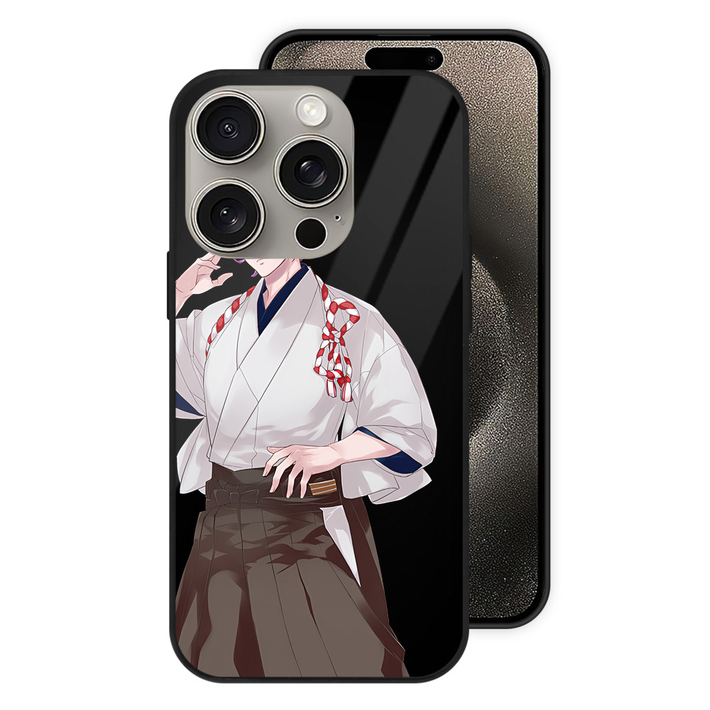 （画像用） 刀剣乱舞 Touken Ranbu 【iPhone15Pro対応】スマホケース 耐衝撃＆黄変防止 背面ガラス